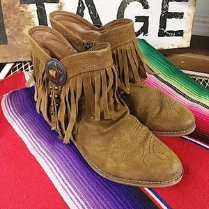 Sam Edelman “Sidney” bootie with fringe